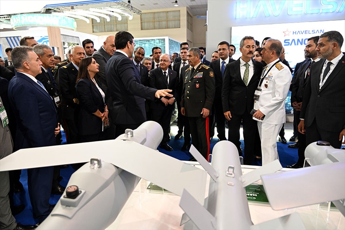  Azerbaycan'ın başkenti Bakü'de 4. Uluslararası Savunma Fuarı (ADEX 2024) açıldı.Azerbaycan...