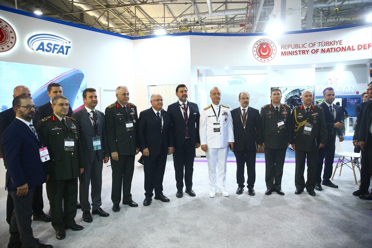 Azerbaycan'ın başkenti Bakü'de 4. Uluslararası Savunma Fuarı (ADEX 2024) açıldı. Katılımcılar...