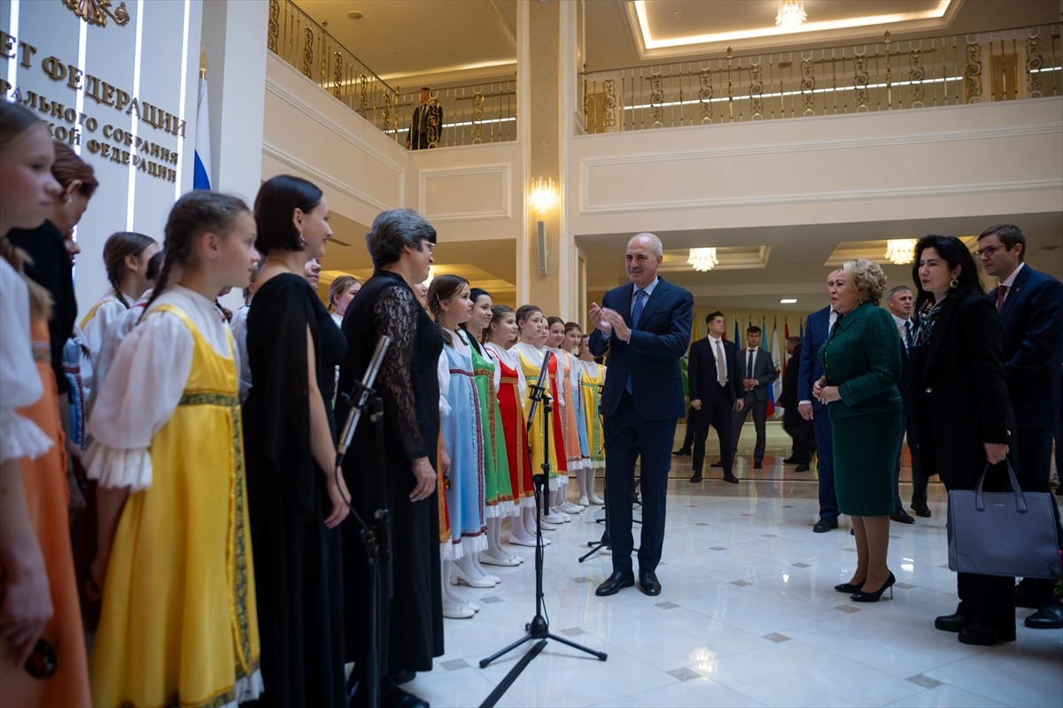 Türkiye Büyük Millet Meclisi (TBMM) Başkanı Numan Kurtulmuş, resmi ziyaret dolayısıyla bulunduğu...