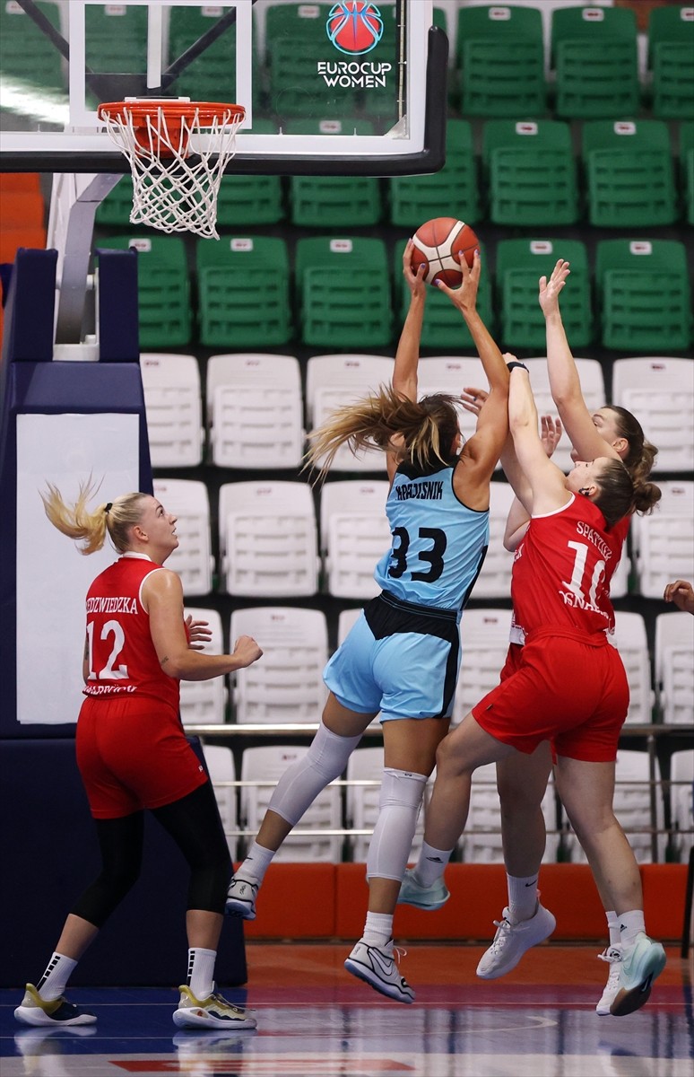 Basketbol FIBA Kadınlar Avrupa Kupası'nın ön eleme turu rövanşında YTR Gayrimenkul Bodrum...