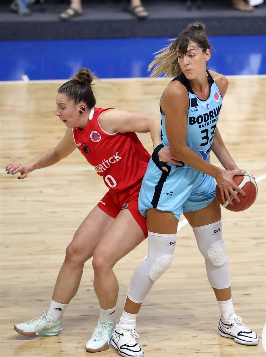 Basketbol FIBA Kadınlar Avrupa Kupası'nın ön eleme turu rövanşında YTR Gayrimenkul Bodrum...