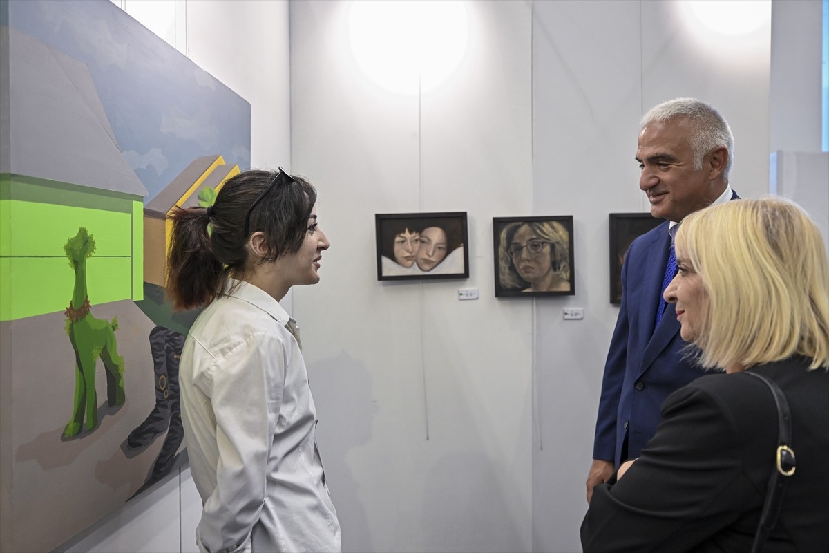 Kültür ve Turizm Bakanı Mehmet Nuri Ersoy, Ankara Kültür Yolu Festivali kapsamında ATO...