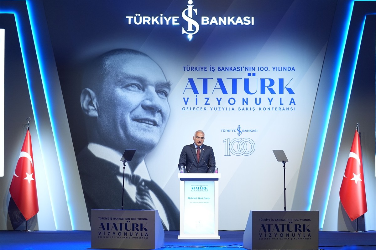 Kültür ve Turizm Bakanı Mehmet Nuri Ersoy, Türkiye İş Bankası tarafından bu yıl ikincisi...