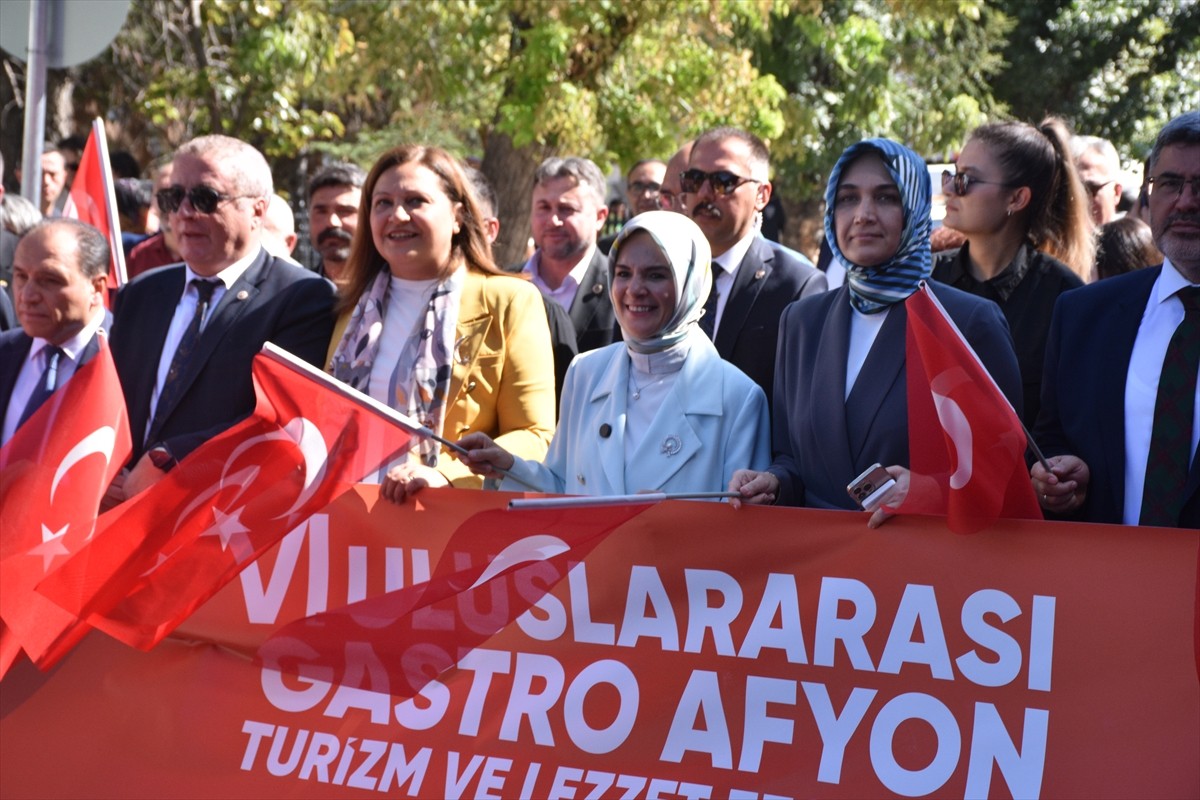 Aile ve Sosyal Hizmetler Bakanı Mahinur Özdemir Göktaş, Afyonkarahisar'da 6. Uluslararası Gastro...