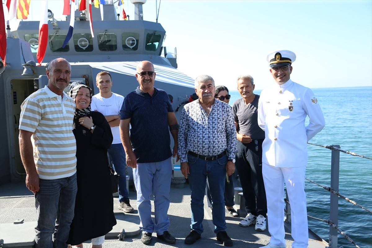 TCG Karadeniz Ereğli gemisi, Preveze Deniz Zaferi ve Deniz Kuvvetleri Günü kapsamında Hatay'ın...