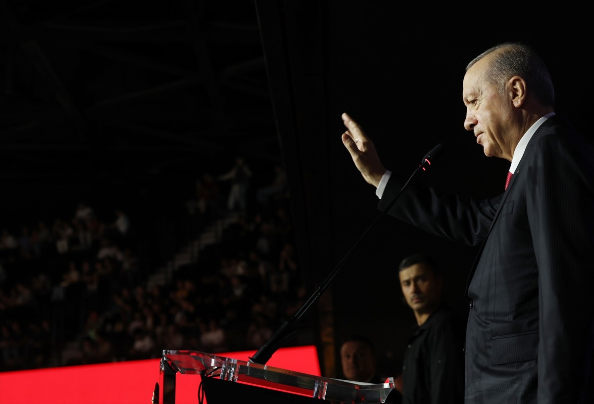 Cumhurbaşkanı Recep Tayyip Erdoğan, İstanbul'da Basketbol Gelişim Merkezi'nin açılış programına...