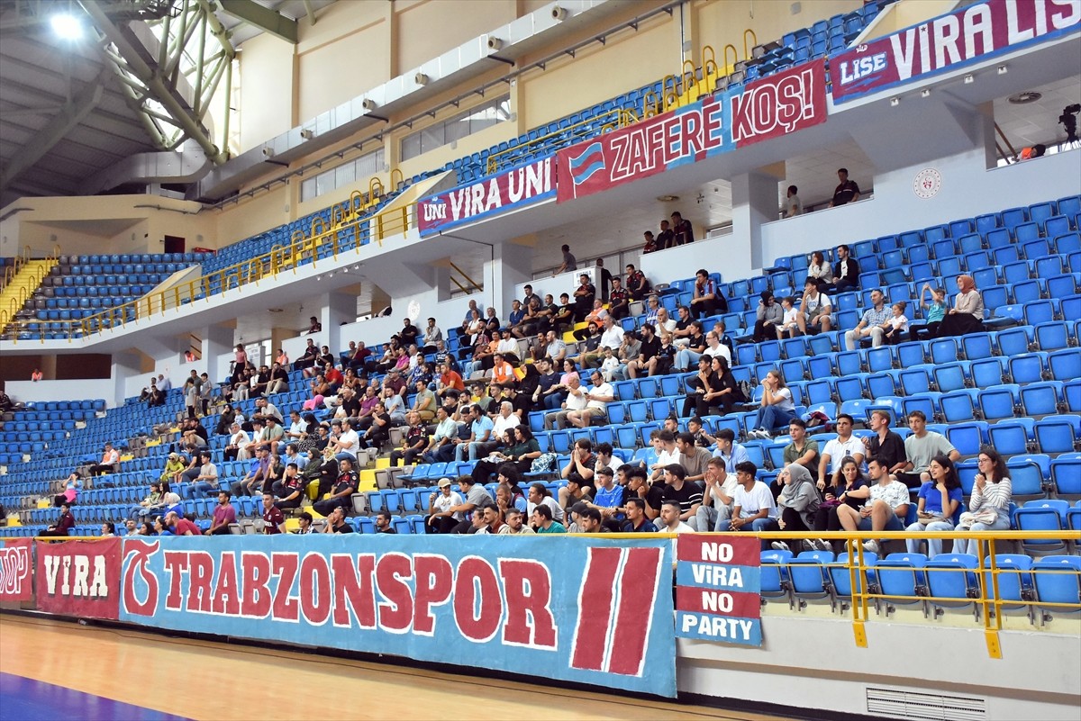 Türkiye Sigorta Türkiye Basketbol Ligi 3. hafta mücadelesinde Trabzonspor ile MKE Ankaragücü İkon...