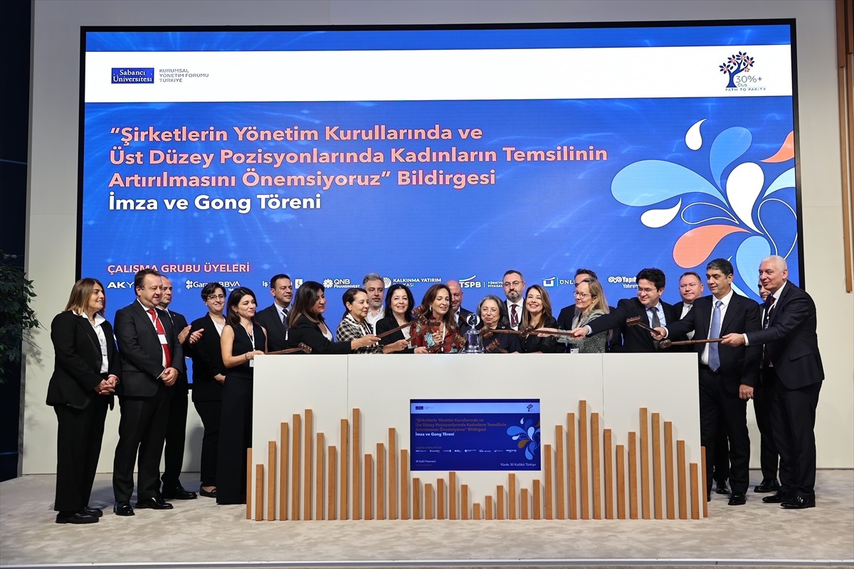 Yüzde 30 Kulübü Türkiye'nin liderliğinde, 7 öncü kurum "Şirketlerin Yönetim Kurullarında ve Üst...