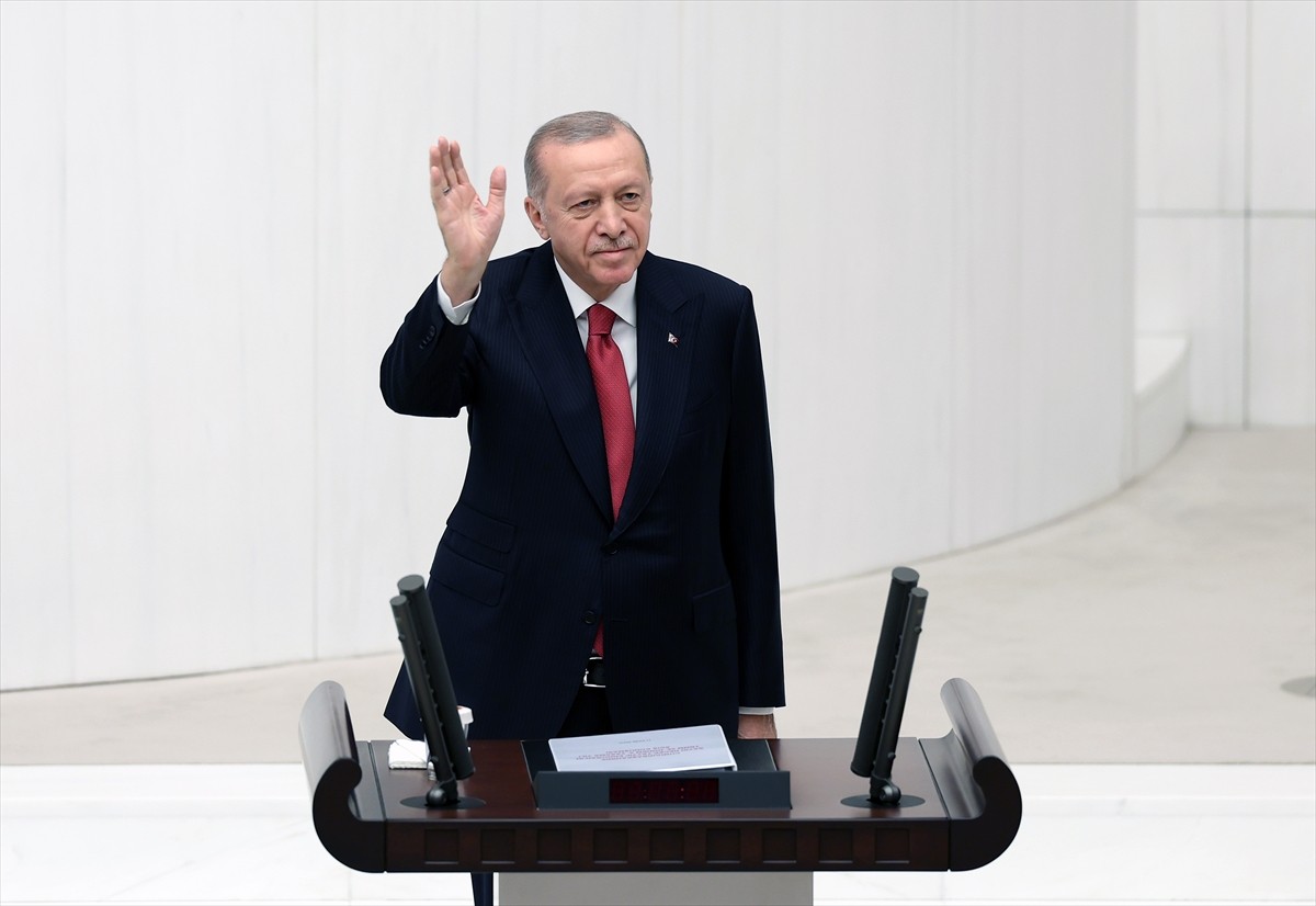 Cumhurbaşkanı Recep Tayyip Erdoğan, TBMM 28. Dönem 3. Yasama Yılı Açılışı dolayısıyla Meclis Genel...