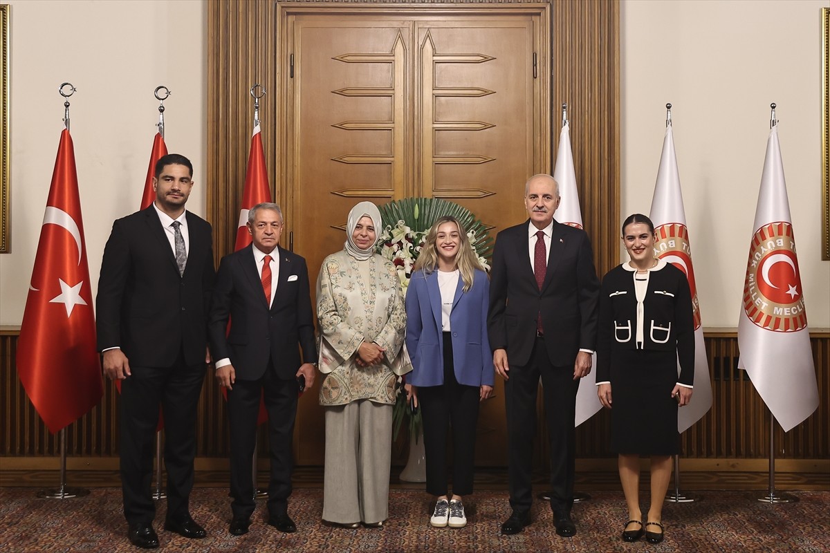 TBMM Başkanı Numan Kurtulmuş, TBMM 28. Dönem 3. Yasama Yılı açılışı dolayısıyla Meclis'te...