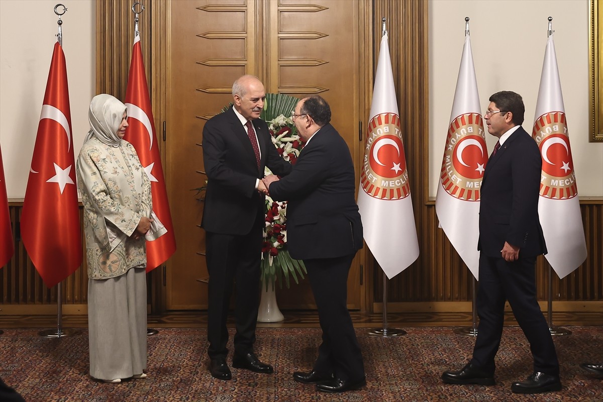 TBMM Başkanı Numan Kurtulmuş, TBMM 28. Dönem 3. Yasama Yılı açılışı dolayısıyla Meclis'te...