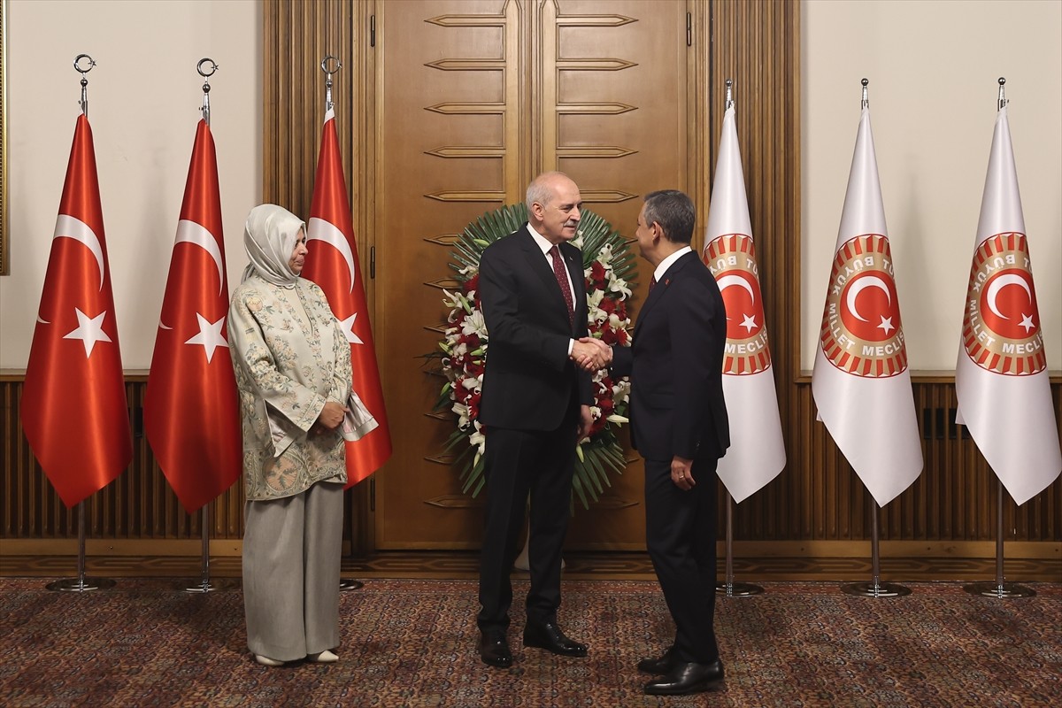 TBMM Başkanı Numan Kurtulmuş, TBMM 28. Dönem 3. Yasama Yılı açılışı dolayısıyla Meclis'te...