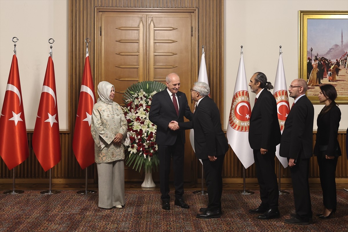 TBMM Başkanı Numan Kurtulmuş, TBMM 28. Dönem 3. Yasama Yılı açılışı dolayısıyla Meclis'te...