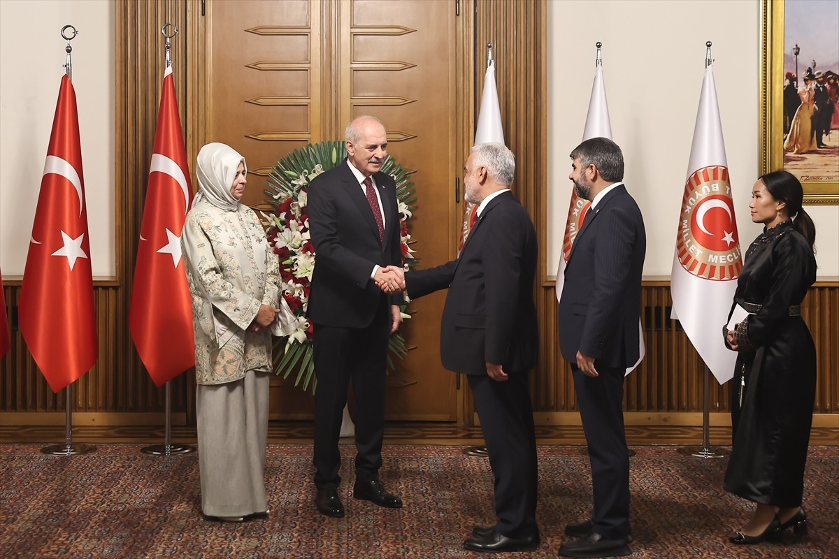 TBMM Başkanı Numan Kurtulmuş, TBMM 28. Dönem 3. Yasama Yılı açılışı dolayısıyla Meclis'te...