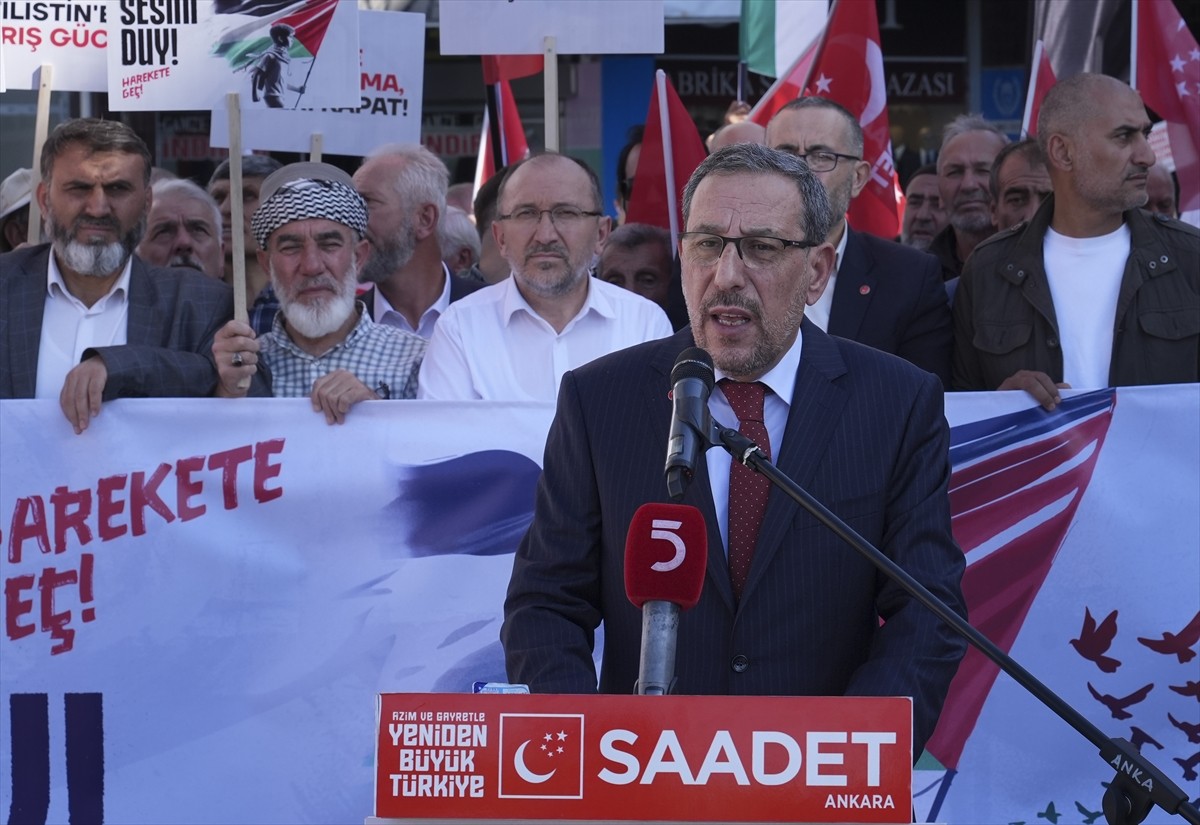 Saadet Partisi, İsrail'in Filistin'e ve Lübnan'a yönelik saldırılarına tepki gösterdi. Saadet...