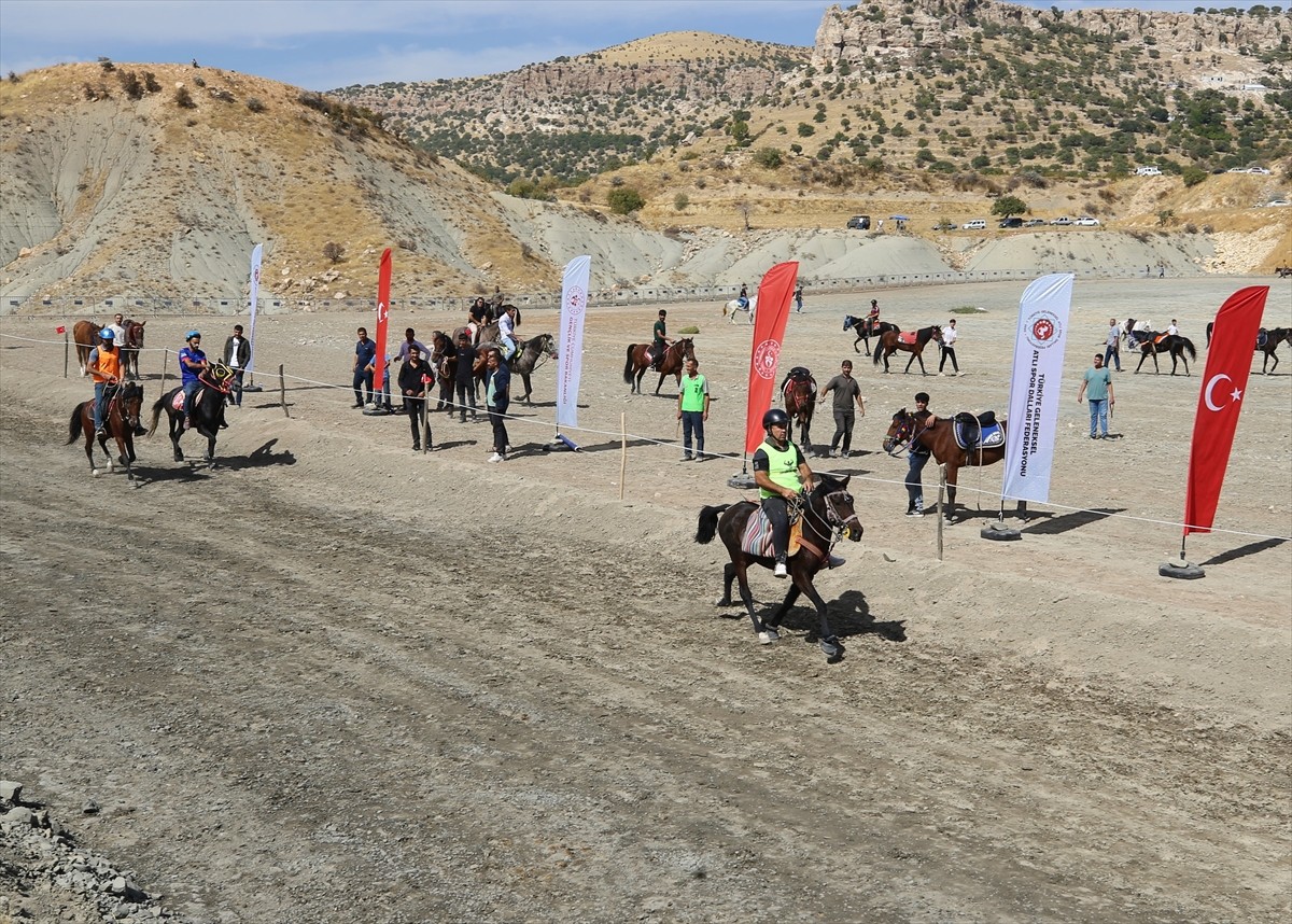 Mardin'in merkez Artuklu ilçesinde Gençlik ve Spor Bakanlığı, Valilik, Türkiye Geleneksel Atlı...