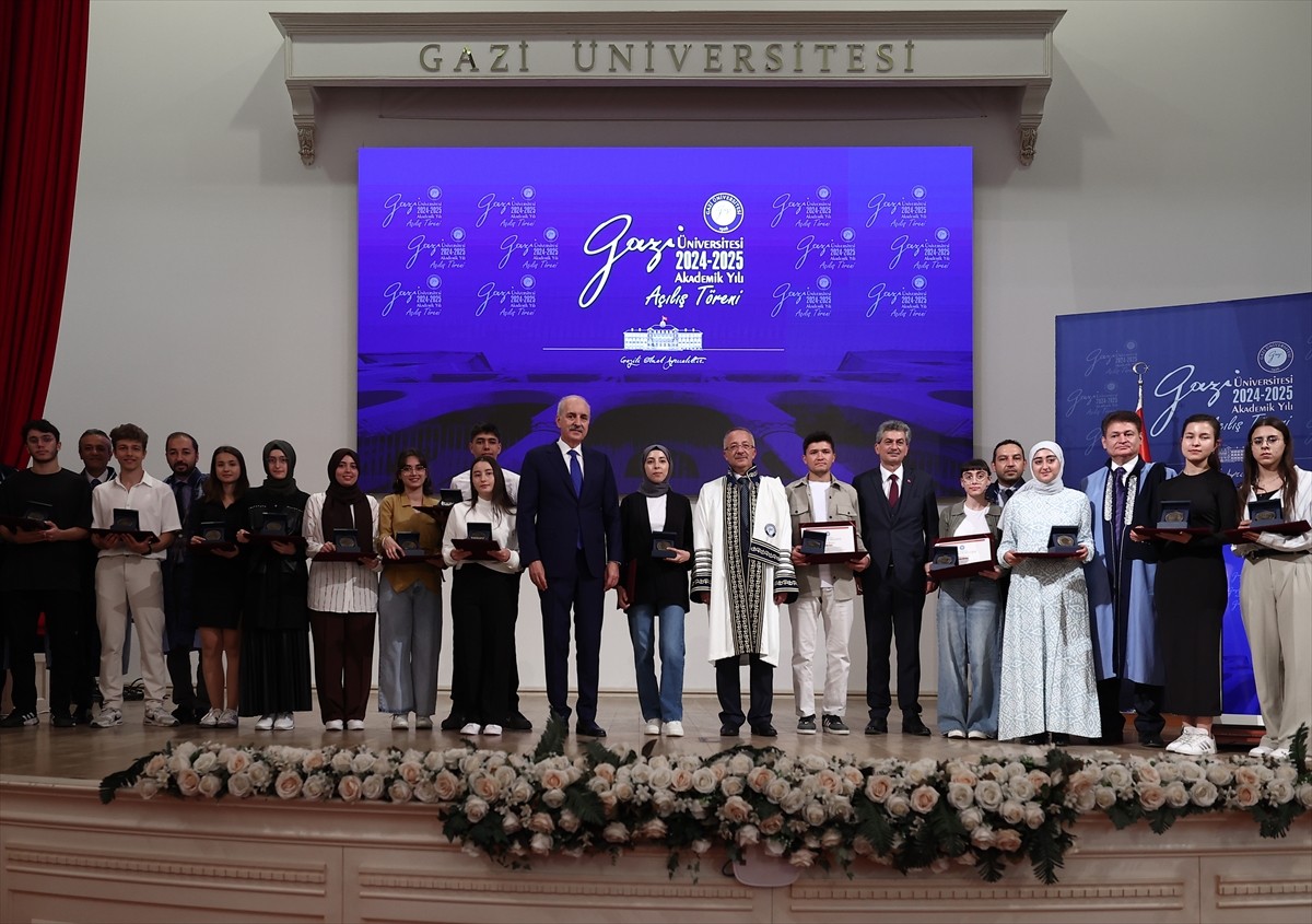 TBMM Başkanı Numan Kurtulmuş, Gazi Üniversitesi 2024-2025 Akademik Yılı açılışı dolayısıyla...