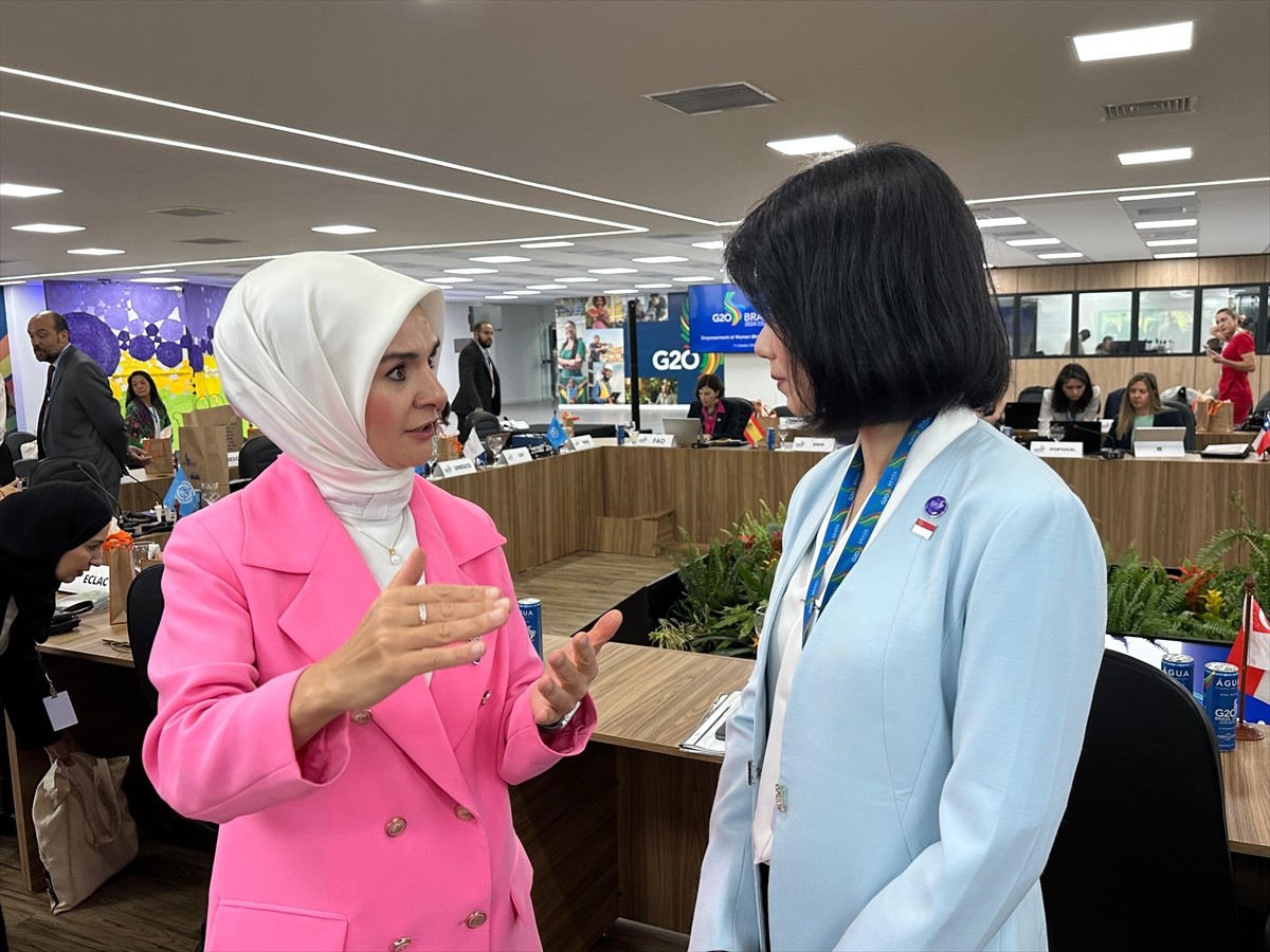 Aile ve Sosyal Hizmetler Bakanı Mahinur Özdemir Göktaş, Brezilya'da G20 Kadının Güçlendirilmesi...