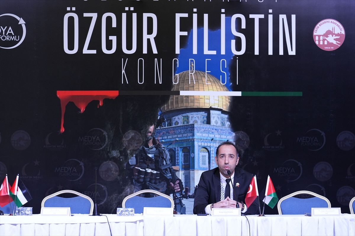 Medya Platformu tarafından İstanbul'da "Uluslararası Özgür Filistin Kongresi"...