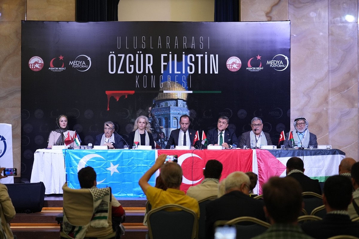 Medya Platformu tarafından İstanbul'da "Uluslararası Özgür Filistin Kongresi"...