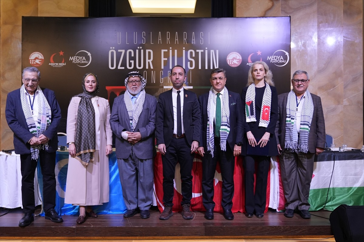 Medya Platformu tarafından İstanbul'da "Uluslararası Özgür Filistin Kongresi"...