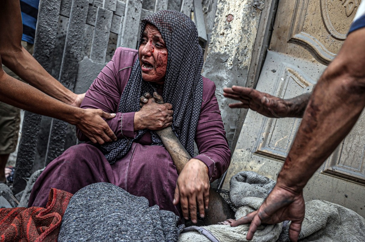 Anadolu Ajansının (AA) Gazze'deki foto muhabiri Ali Jadallah, Fransa'daki Normandiya Bölgesi...