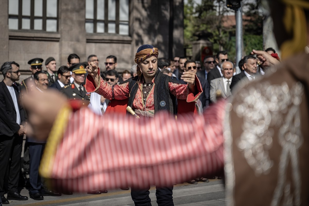 Ankara'nın başkent oluşunun 101. yıl dönümü dolayısıyla Birinci Meclis Binası'nda tören...