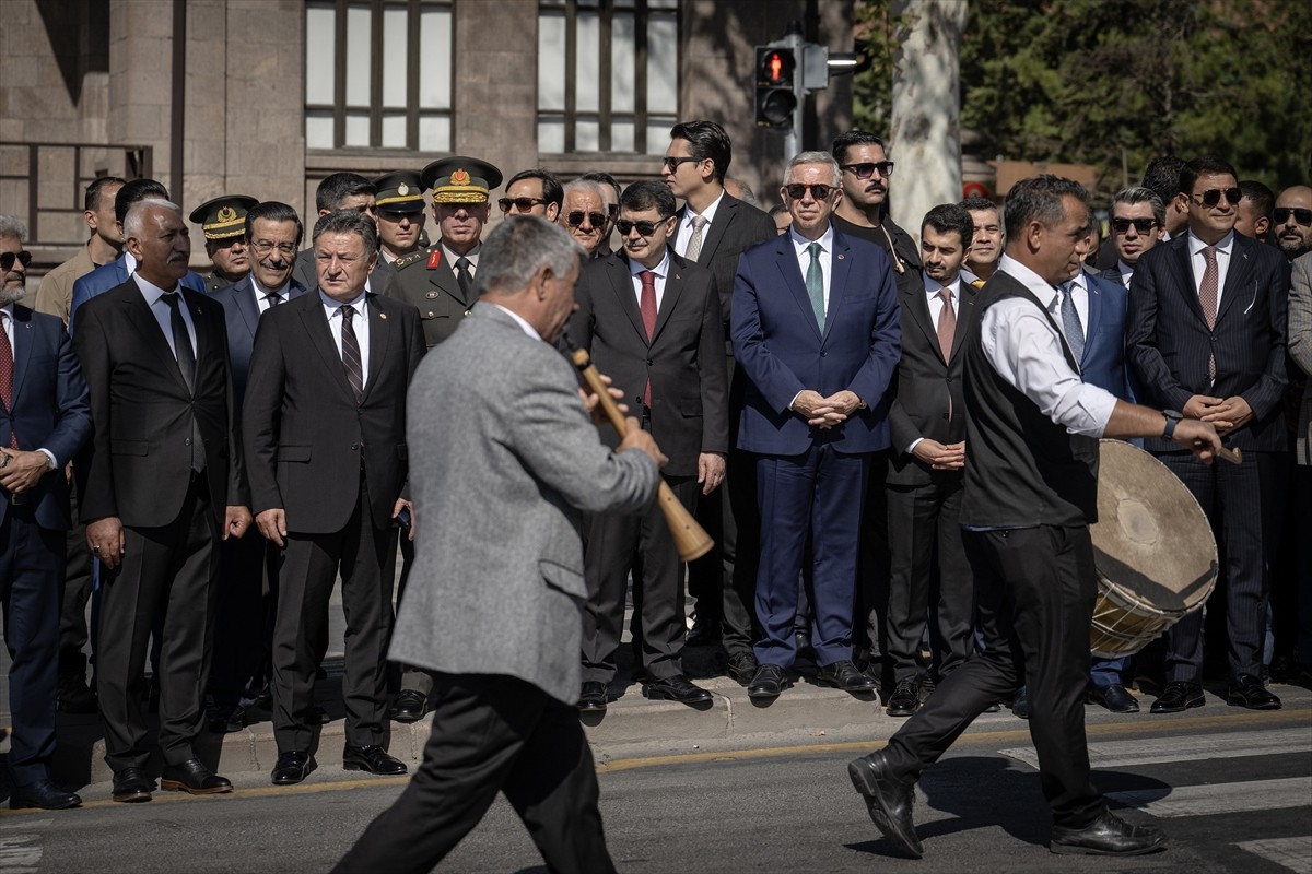 Ankara'nın başkent oluşunun 101. yıl dönümü dolayısıyla Birinci Meclis Binası'nda tören...