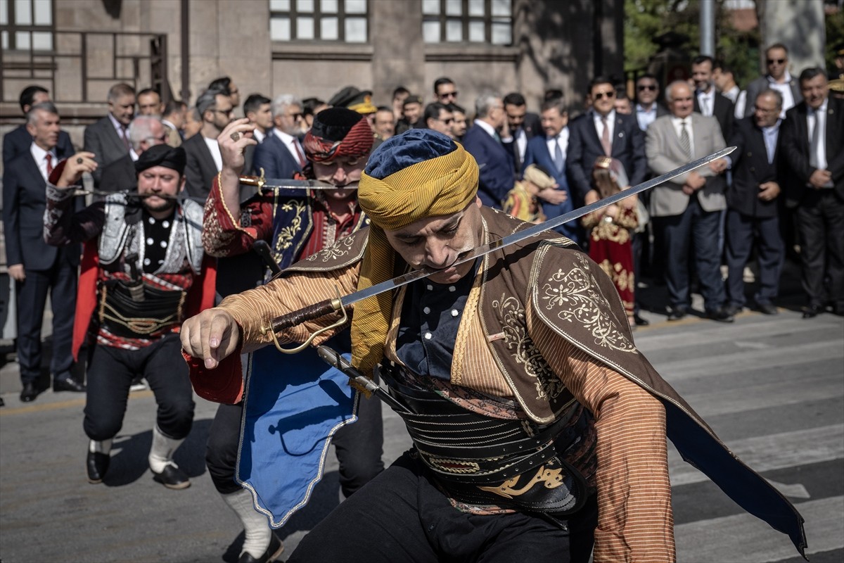 Ankara'nın başkent oluşunun 101. yıl dönümü dolayısıyla Birinci Meclis Binası'nda tören...