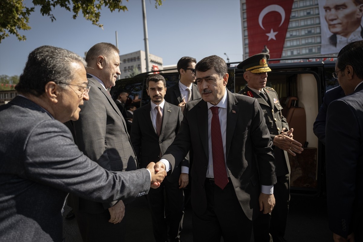 Ankara'nın başkent oluşunun 101. yıl dönümü dolayısıyla Birinci Meclis Binası'nda tören...