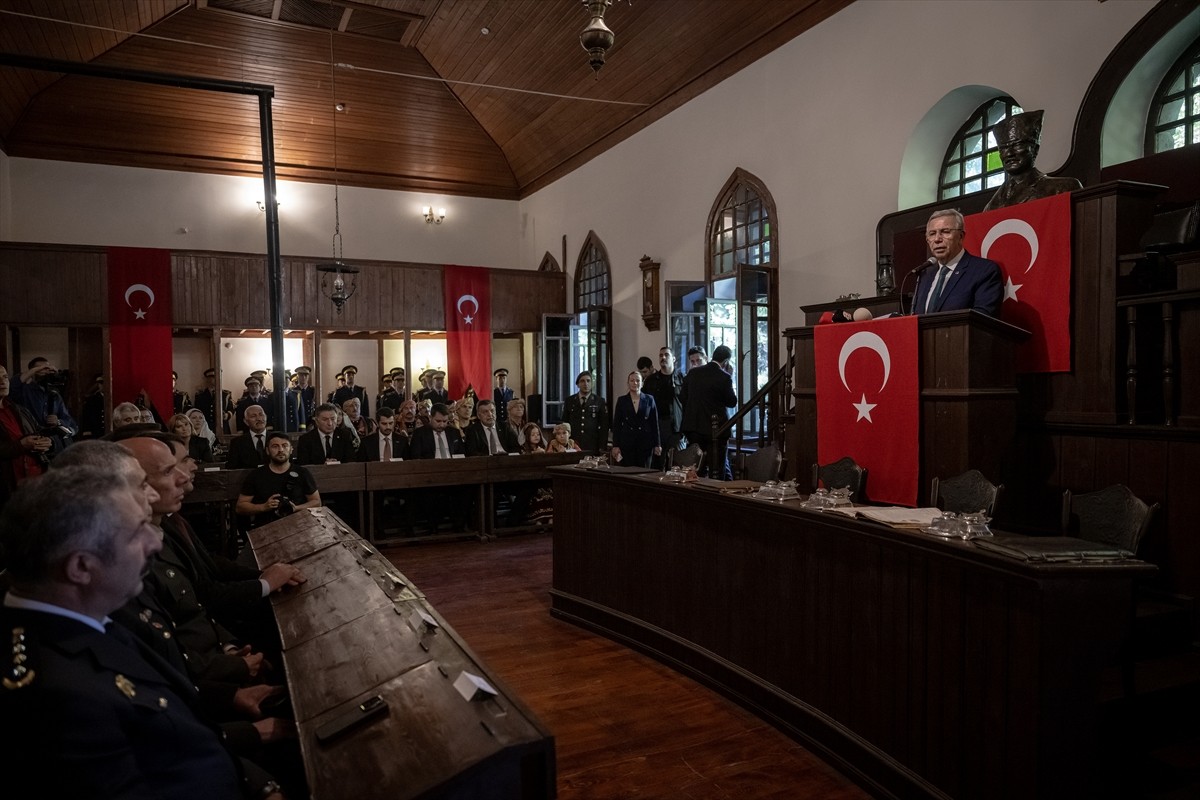 Ankara'nın başkent oluşunun 101. yıl dönümü dolayısıyla Birinci Meclis Binası'nda tören...