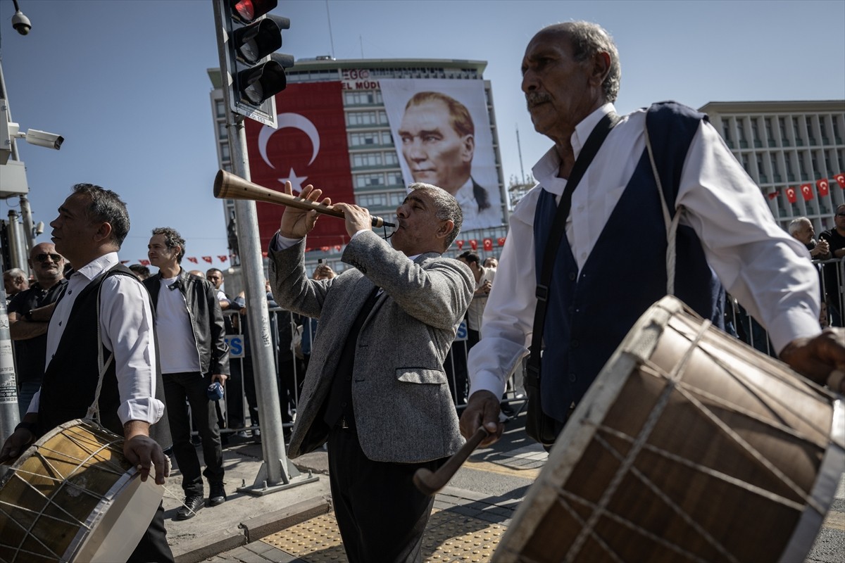 Ankara'nın başkent oluşunun 101. yıl dönümü dolayısıyla Birinci Meclis Binası'nda tören...