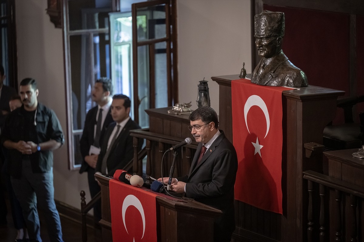 Ankara'nın başkent oluşunun 101. yıl dönümü dolayısıyla Birinci Meclis Binası'nda tören...