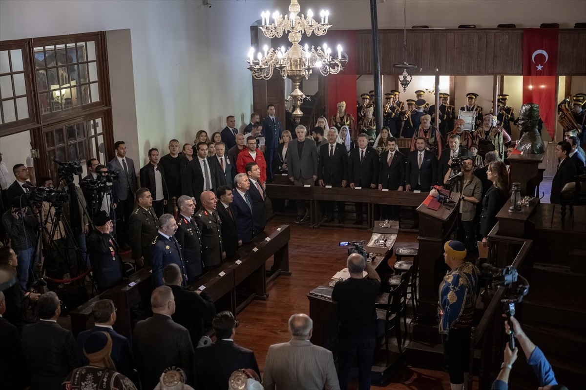 Ankara'nın başkent oluşunun 101. yıl dönümü dolayısıyla Birinci Meclis Binası'nda tören...