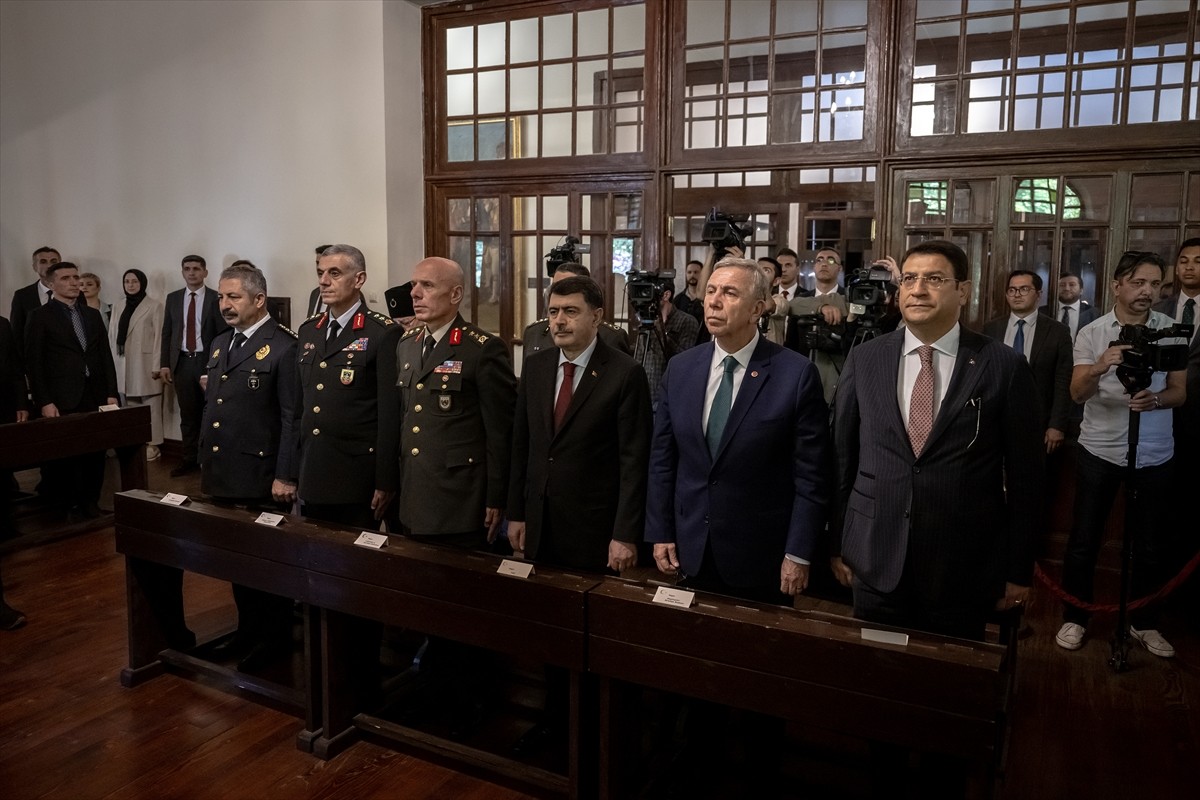 Ankara'nın başkent oluşunun 101. yıl dönümü dolayısıyla Birinci Meclis Binası'nda tören...