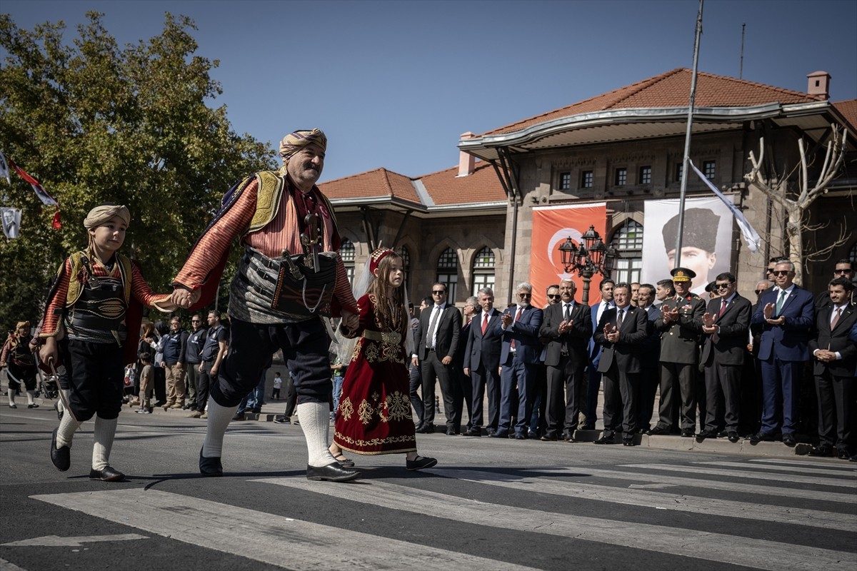 Ankara'nın başkent oluşunun 101. yıl dönümü dolayısıyla Birinci Meclis Binası'nda tören...