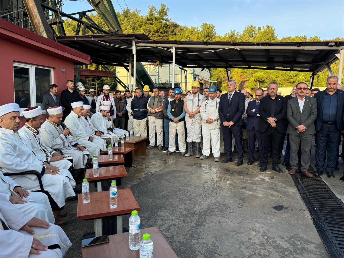 Bartın'da, Türkiye Taşkömürü Kurumu (TTK) Amasra Müessesesine ait maden ocağında, 14 Ekim...