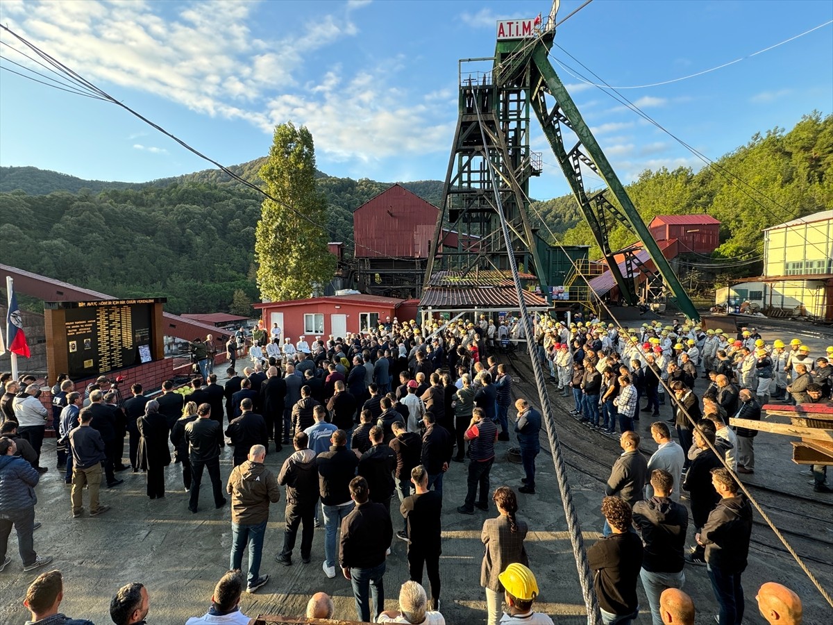 Bartın'da, Türkiye Taşkömürü Kurumu (TTK) Amasra Müessesesine ait maden ocağında, 14 Ekim...