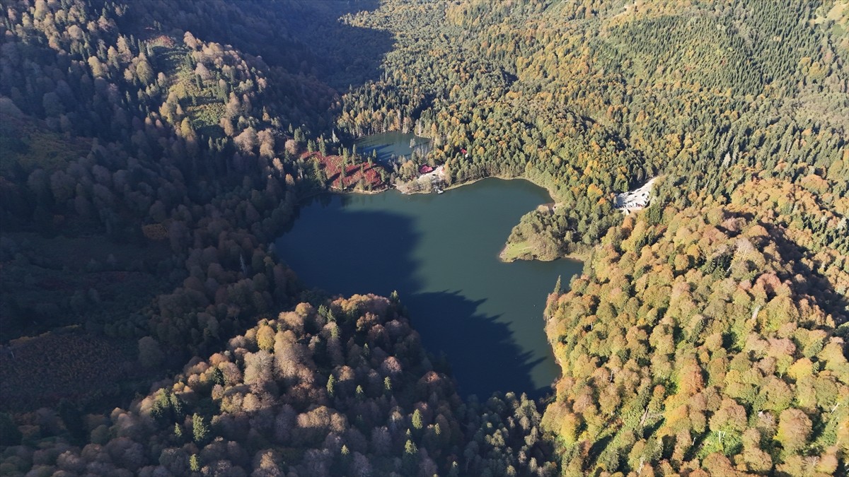 Artvin'de yerli ve yabancı turistlerin en çok ziyaret ettiği yerler arasındaki Borçka Karagöl...