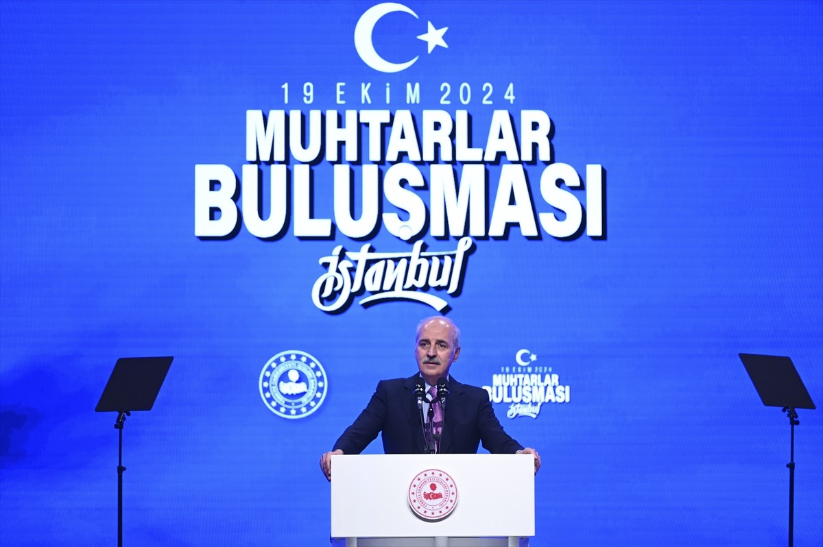 TBMM Başkanı Numan Kurtulmuş, Şişli'de Grand Cevahir Otel'de düzenlenen, Cumhurbaşkanı Recep...