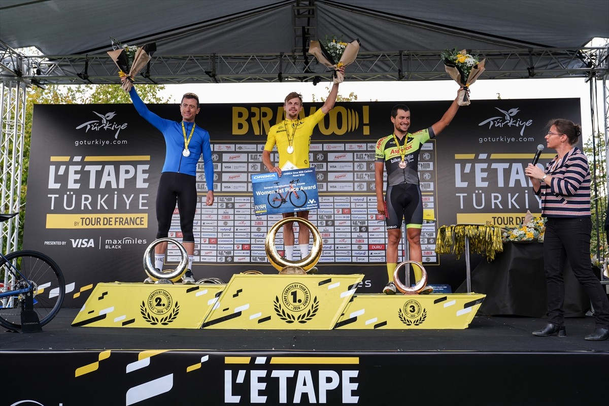 L'Etape Türkiye by Tour de France bisiklet yarışı, Türkiye'de ilk kez İstanbul'da yapıldı. Küçüksu...