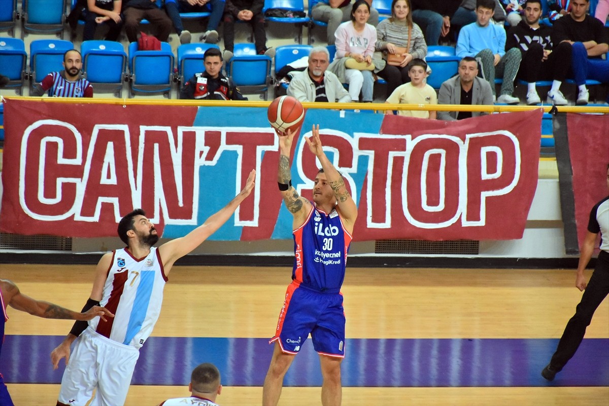 Türkiye Sigorta Türkiye Basketbol Ligi 7. hafta mücadelesinde Trabzonspor ile iLab Basketbol...