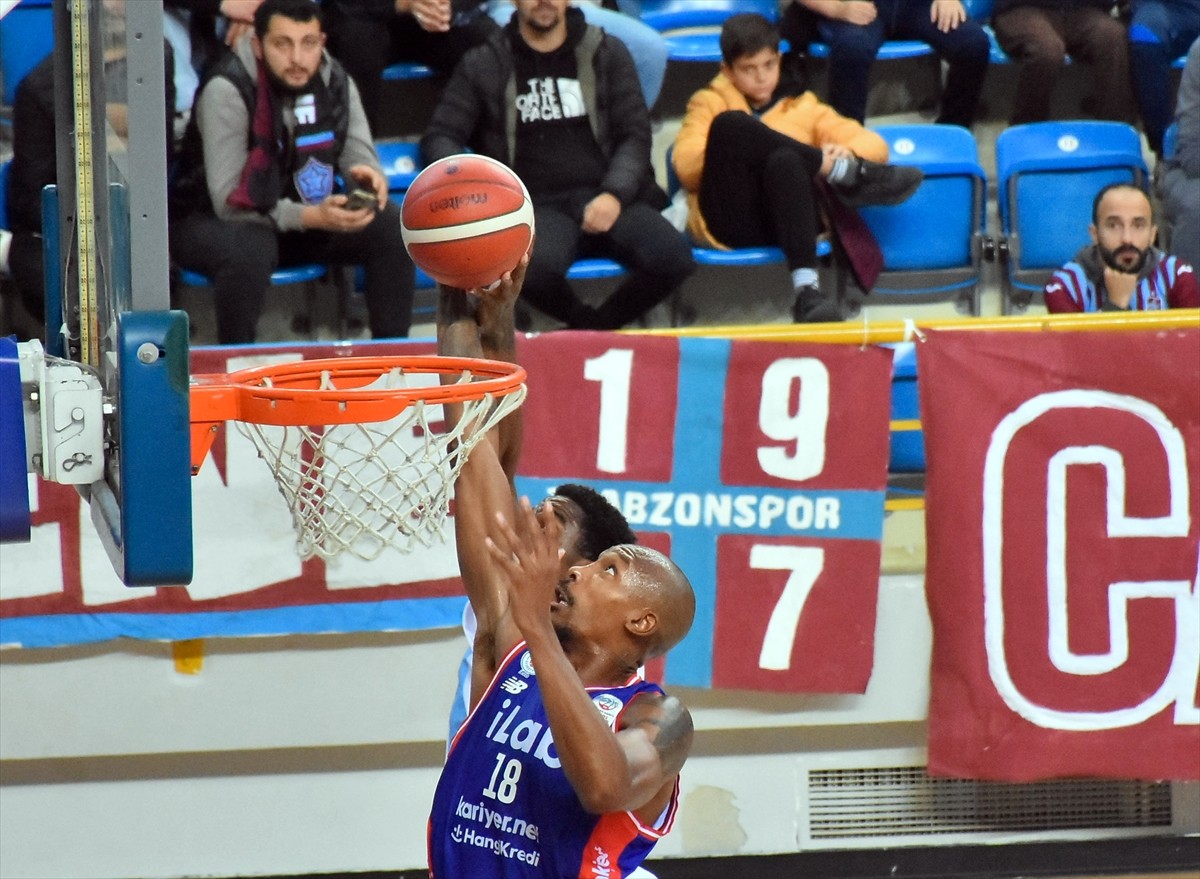 Türkiye Sigorta Türkiye Basketbol Ligi 7. hafta mücadelesinde Trabzonspor ile iLab Basketbol...