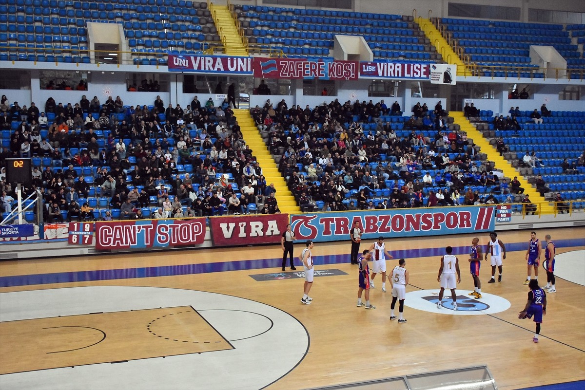 Türkiye Sigorta Türkiye Basketbol Ligi 7. hafta mücadelesinde Trabzonspor ile iLab Basketbol...