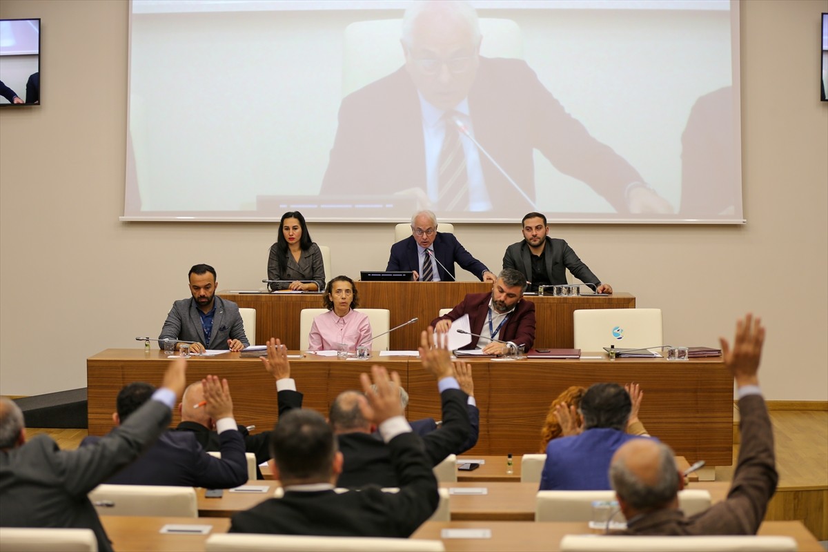 Beykoz Belediye Meclis toplantısı, Belediye Başkanı Alaattin Köseler'in yönetiminde belediye...