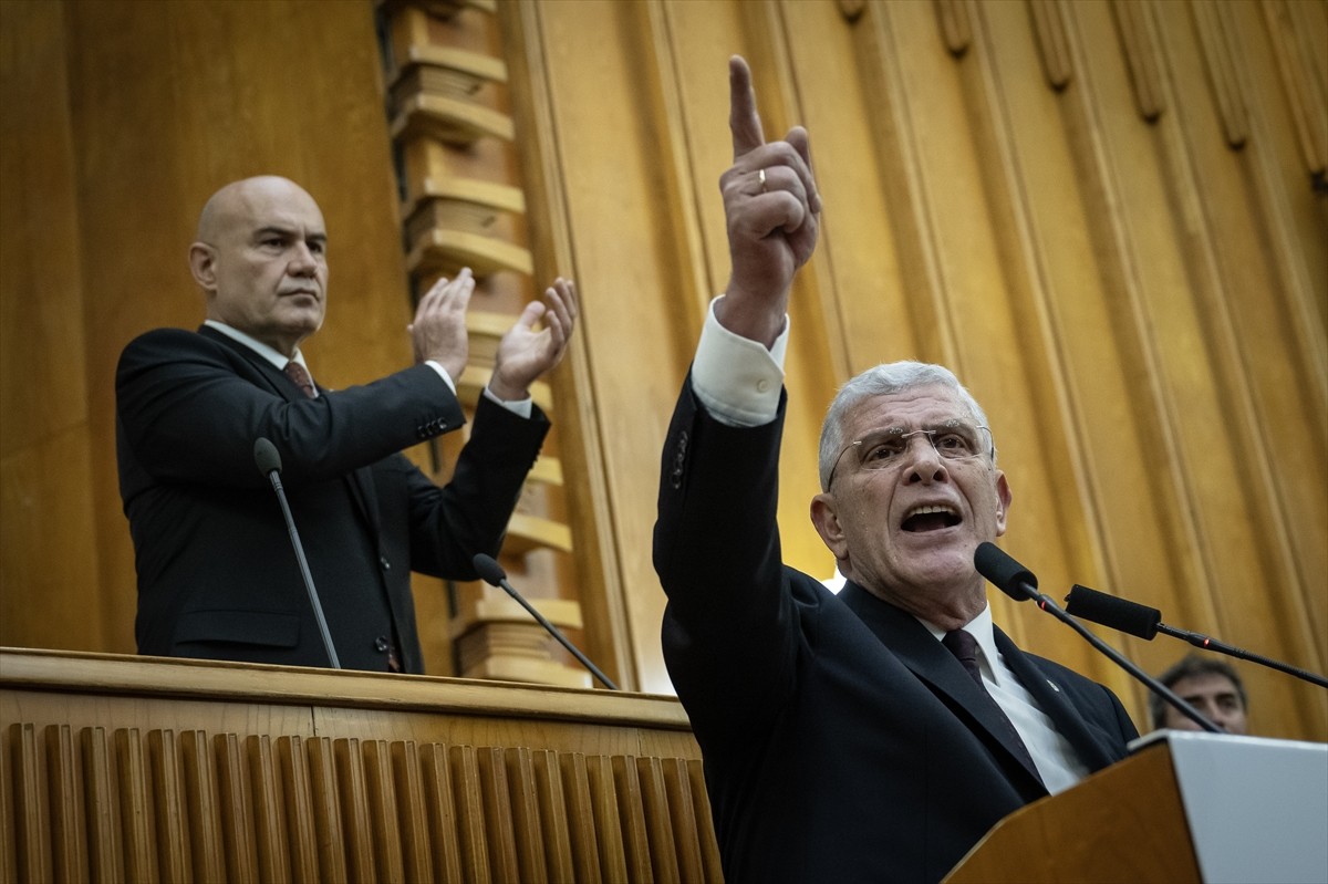 İYİ Parti Genel Başkanı Müsavat Dervişoğlu, partisinin TBMM Grup Toplantısı'na katılarak konuşma...