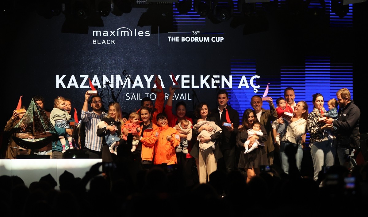 Muğla'nın Bodrum ilçesinde, bu yıl 36'ncısı düzenlenen "Maximiles Black The Bodrum Cup" yelken...