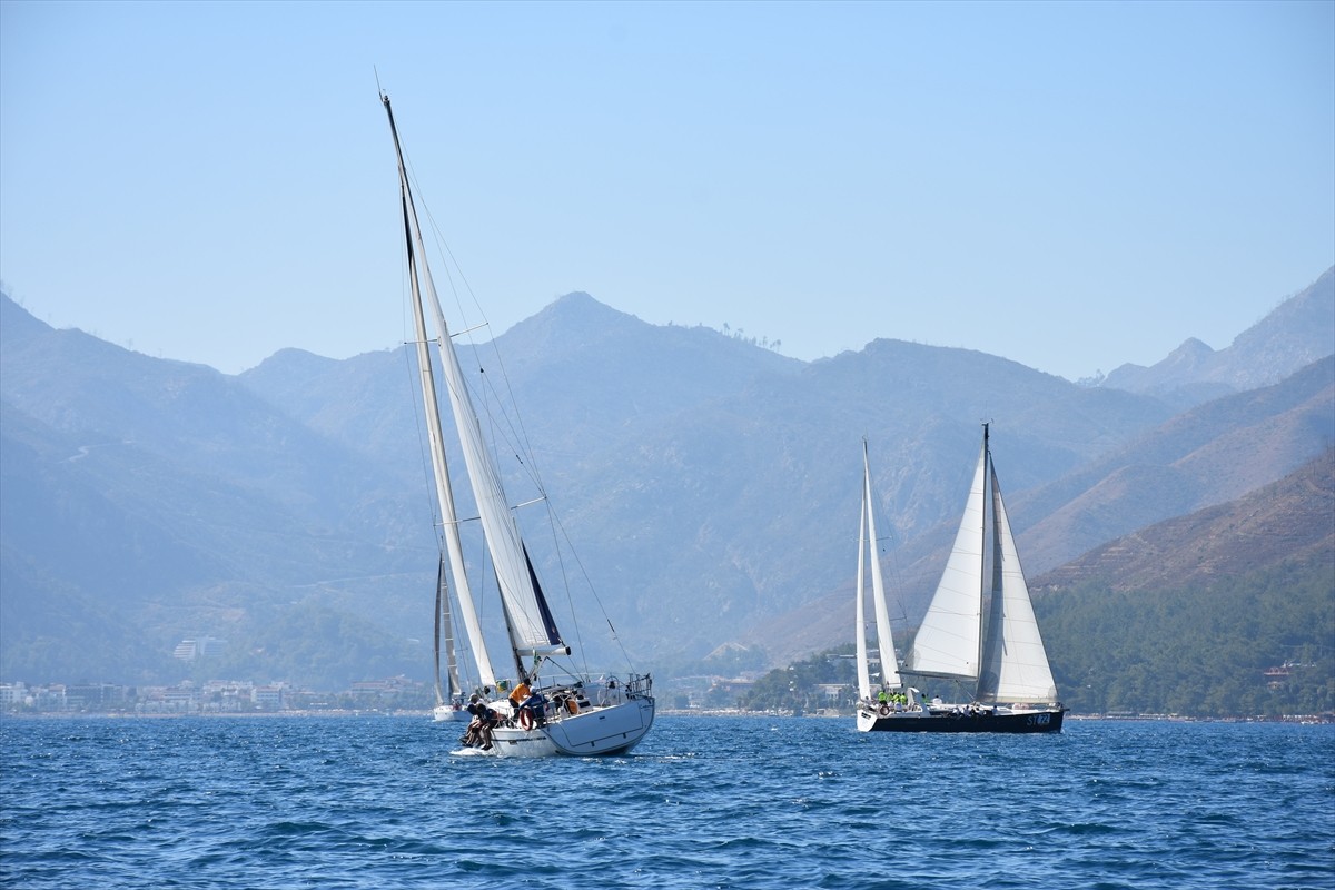 Muğla'nın Marmaris ilçesinde düzenlenen 35. Uluslararası Marmaris Yarış Haftası, Netsel Marina...