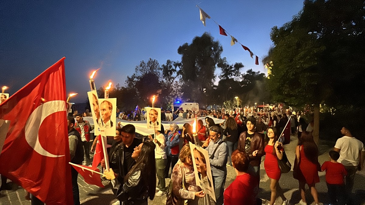 Antalya'da Cumhuriyet'in 101. yıl dönümü ve 29 Ekim Cumhuriyet Bayramı etkinlikleri kapsamında...