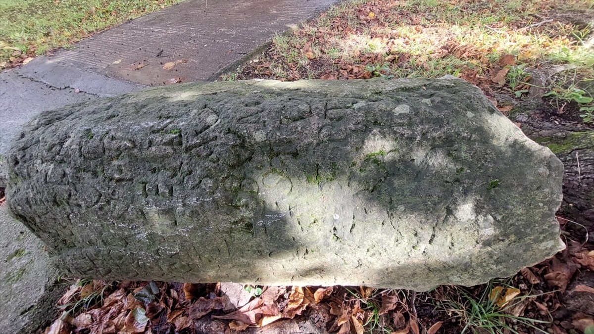 Ordu'da, Roma dönemine ait olduğu belirlenen yaklaşık 1800 yıllık mil taşı sergilenmek üzere Ordu...